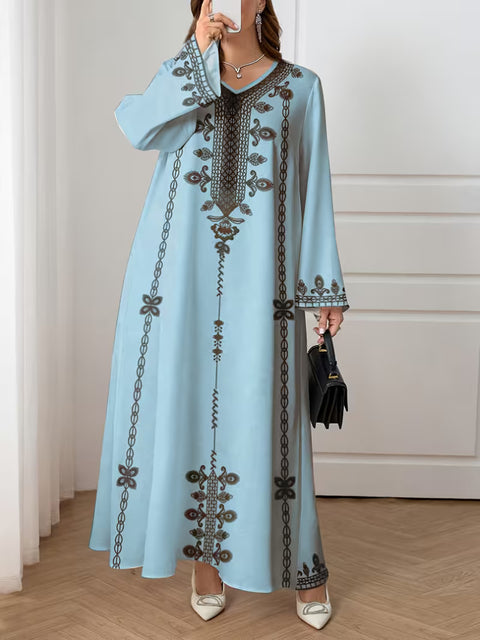 Women's Casual Loose Elegant Robe Dress